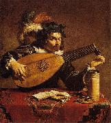 Theodoor Rombouts, The Lute Player